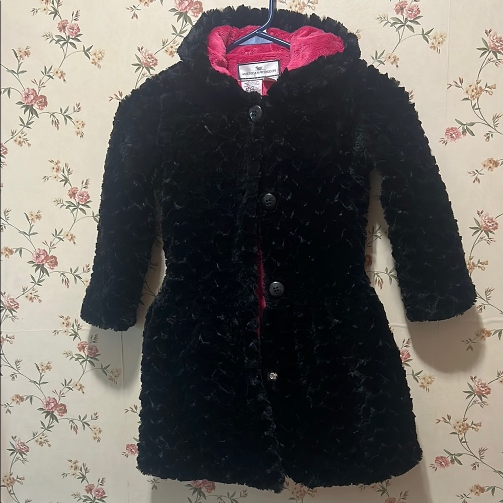 Black and Pink Velvet Jacket for Formal Wear Girls/Toddlers size 6X